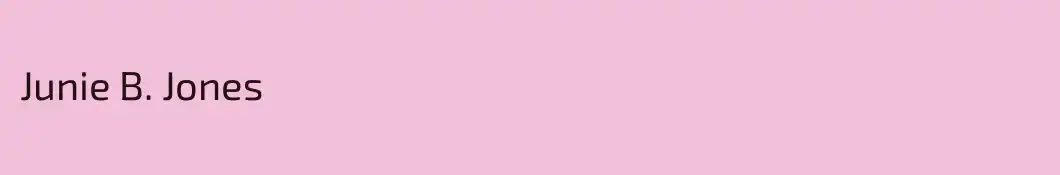 Junie B. Jones